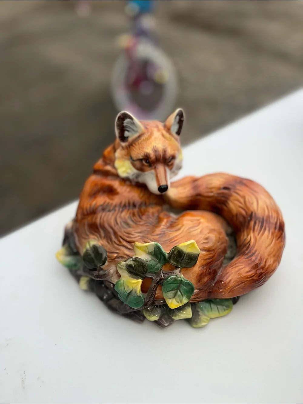 Fox Family Porcelain Salt and Pepper shakers